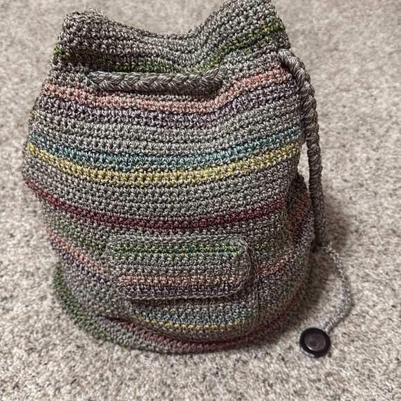 The Sak Gray Striped Backpack - Picture 7 of 7